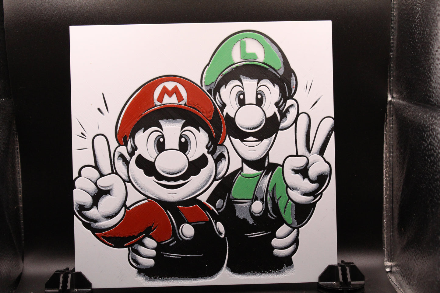 Mario and Luigi Printed Picture