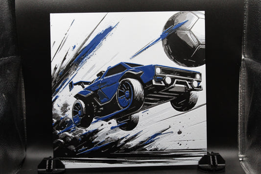 Rocket League Car Printed Picture