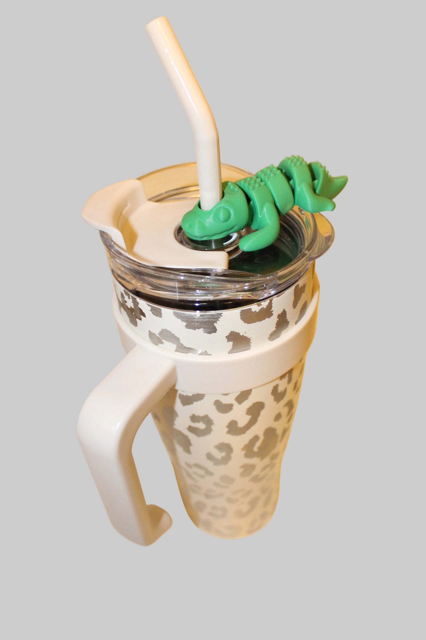 3D Printed Crocodile Straw Buddie