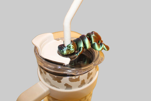 3D Printed T-rex Straw Buddie