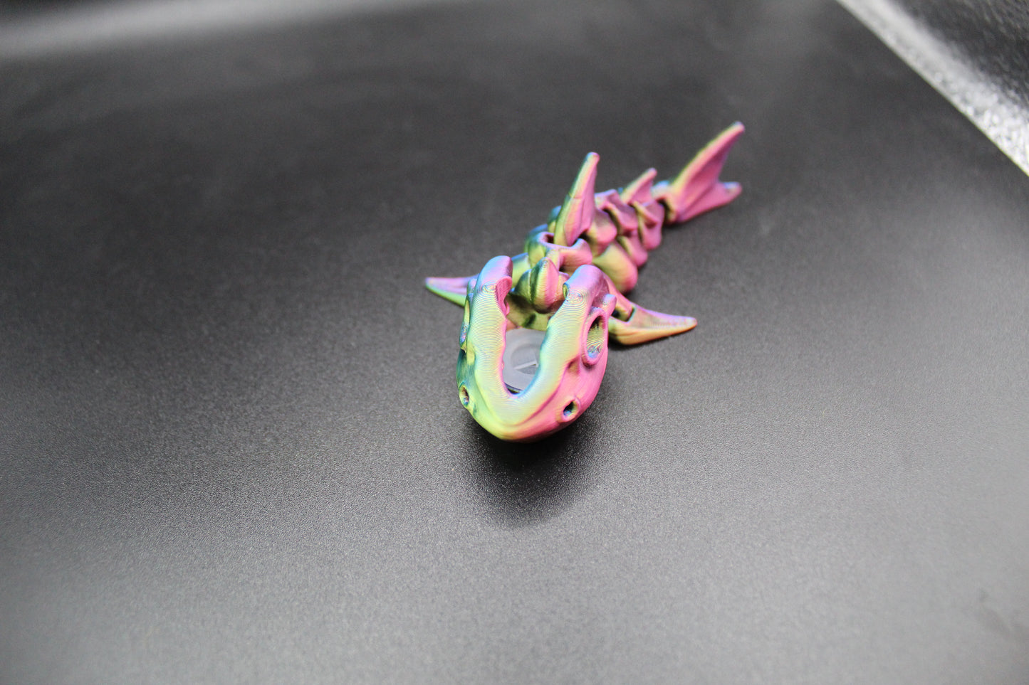 3D Printed Skeleton Shark Straw Buddie