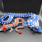 3D Printed Articulating Crystal Dragon TWO-Color