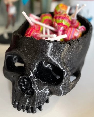 3D Printed Skull Candy Bowl