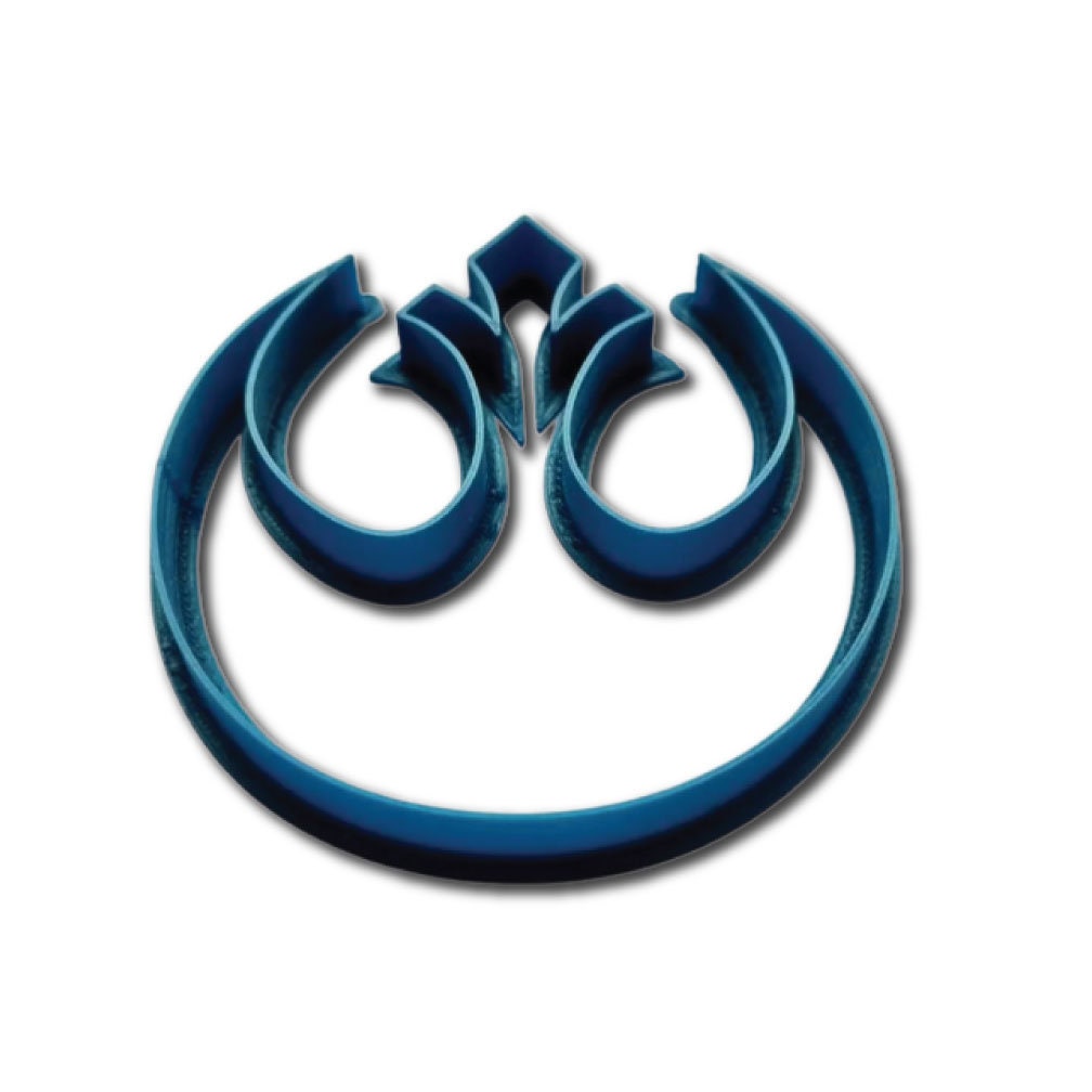 3D Printed Rebel Symbol Cookie Cutter