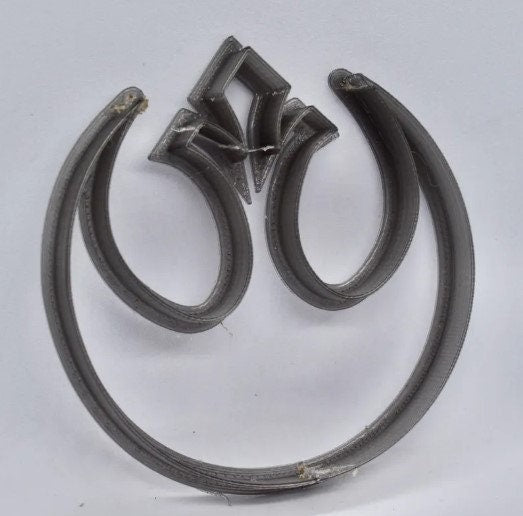 3D Printed Rebel Symbol Cookie Cutter