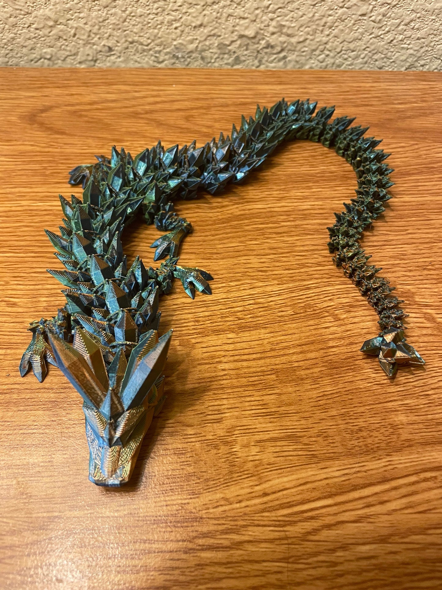 3D Printed Articulating Crystal Dragon