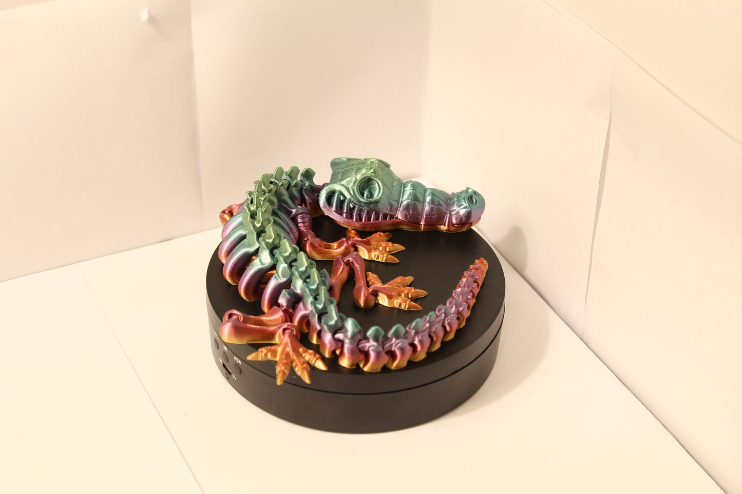 3D Printed Articulating Skeleton Crocodile