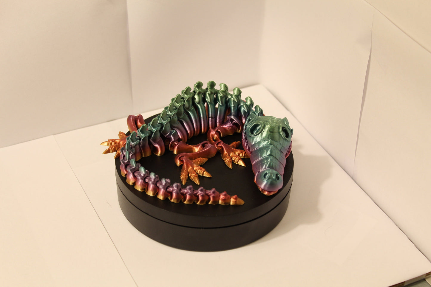 3D Printed Articulating Skeleton Crocodile