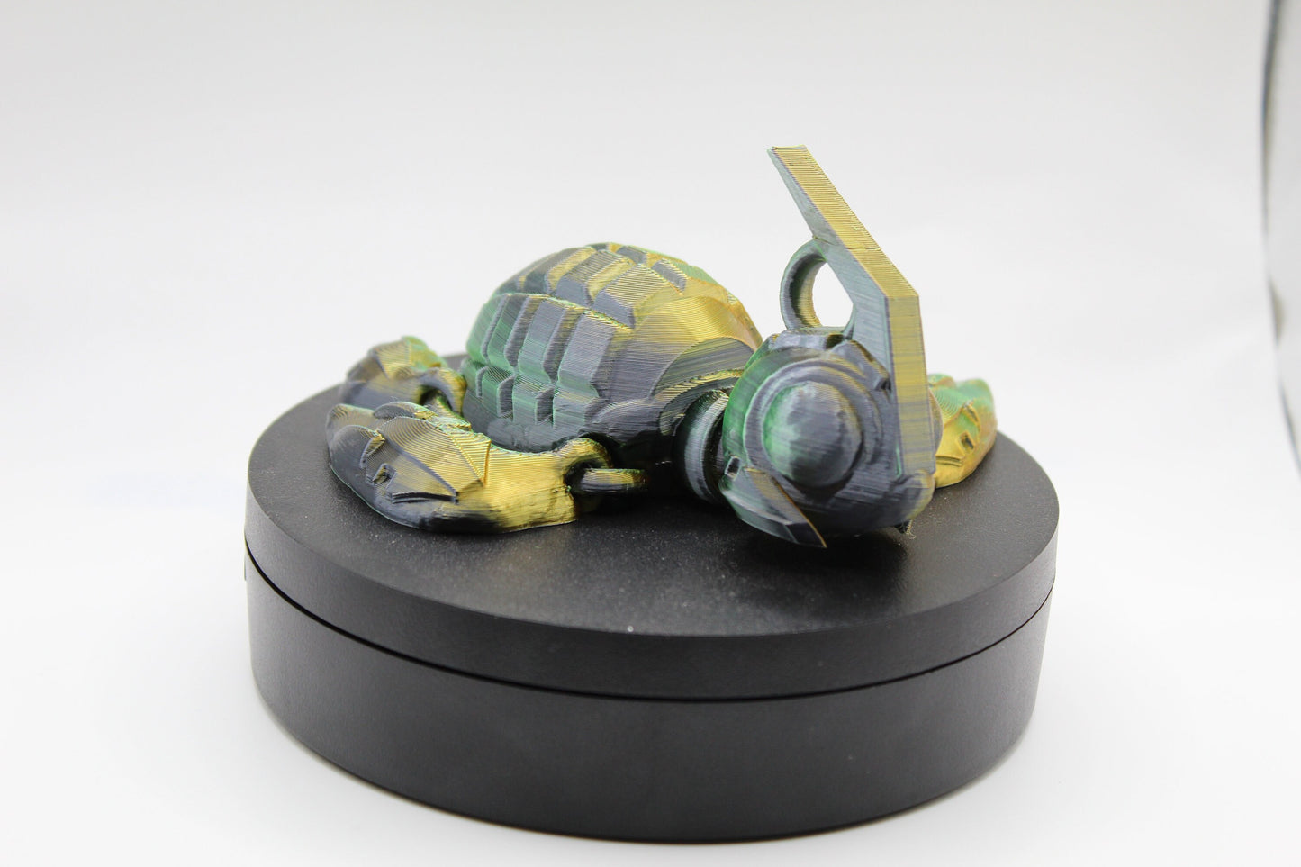 3D Printed Articulating Grenade Turtle