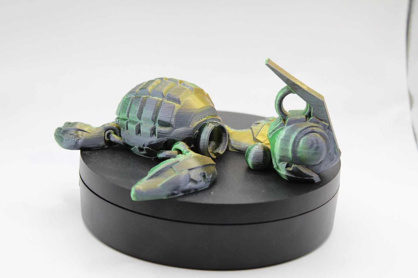 3D Printed Articulating Grenade Turtle