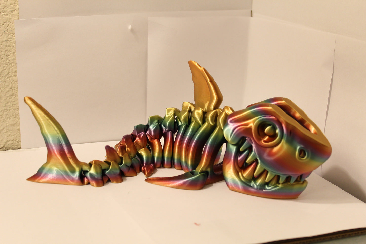 3D Printed Articulating Skeleton Shark
