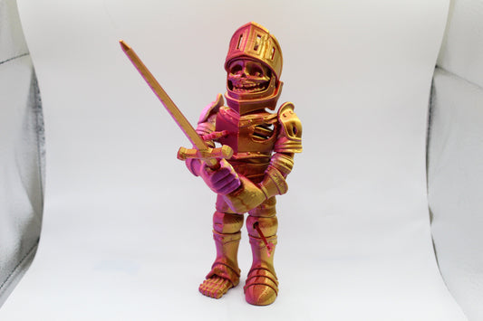 3D Printed Articulating Skeleton Knight
