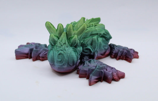 3D Printed Articulating snowflurtle Turtle