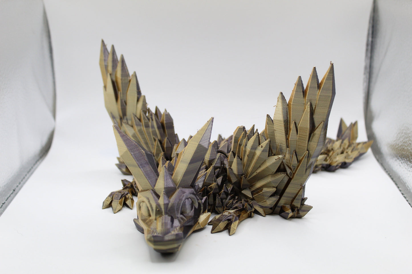 3D Printed Baby Crystal Wing Dragon