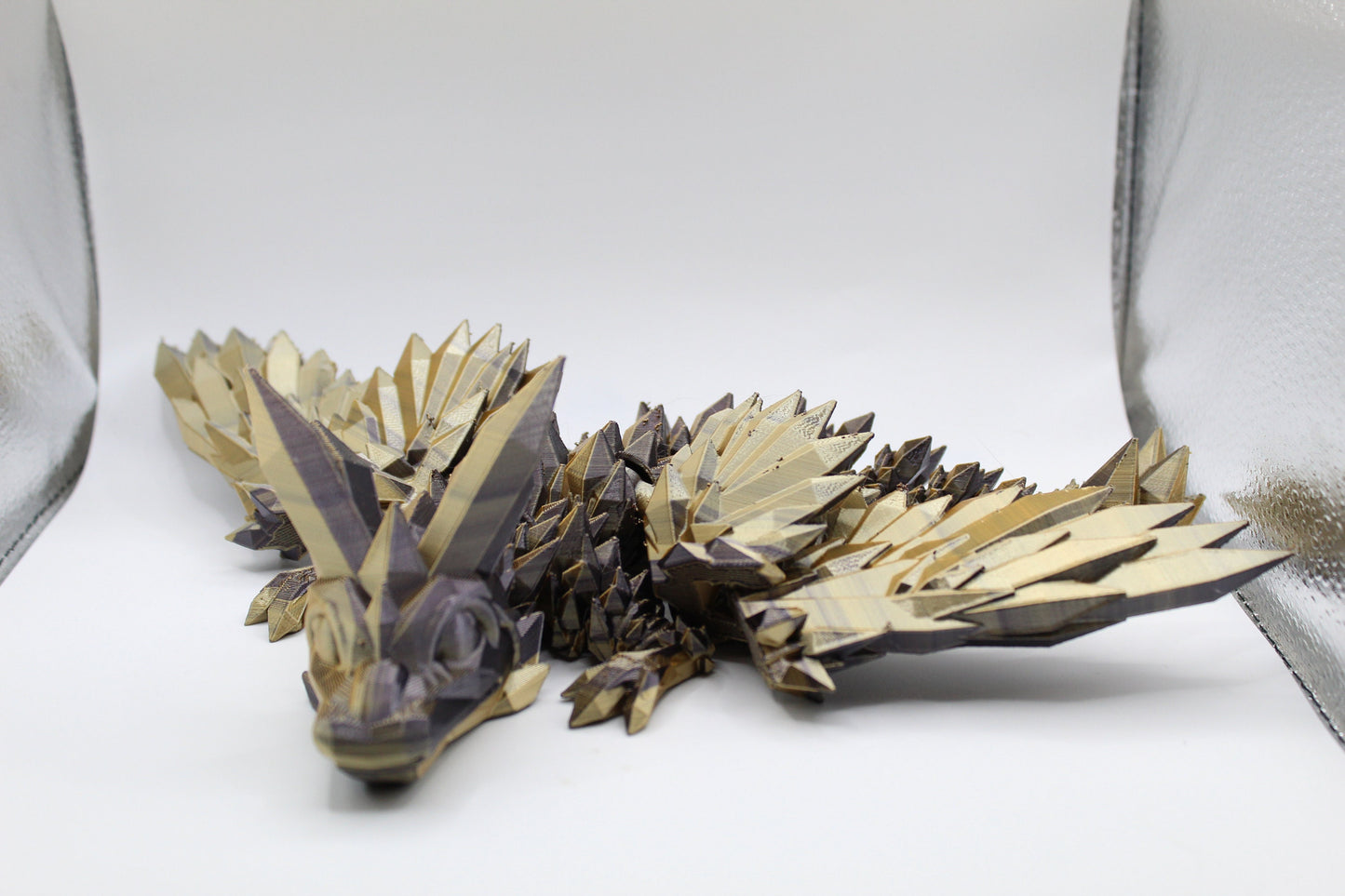 3D Printed Baby Crystal Wing Dragon