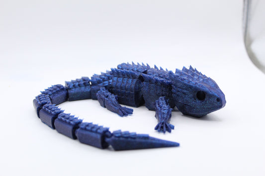 3D Printed Articulating Armadillo Lizard