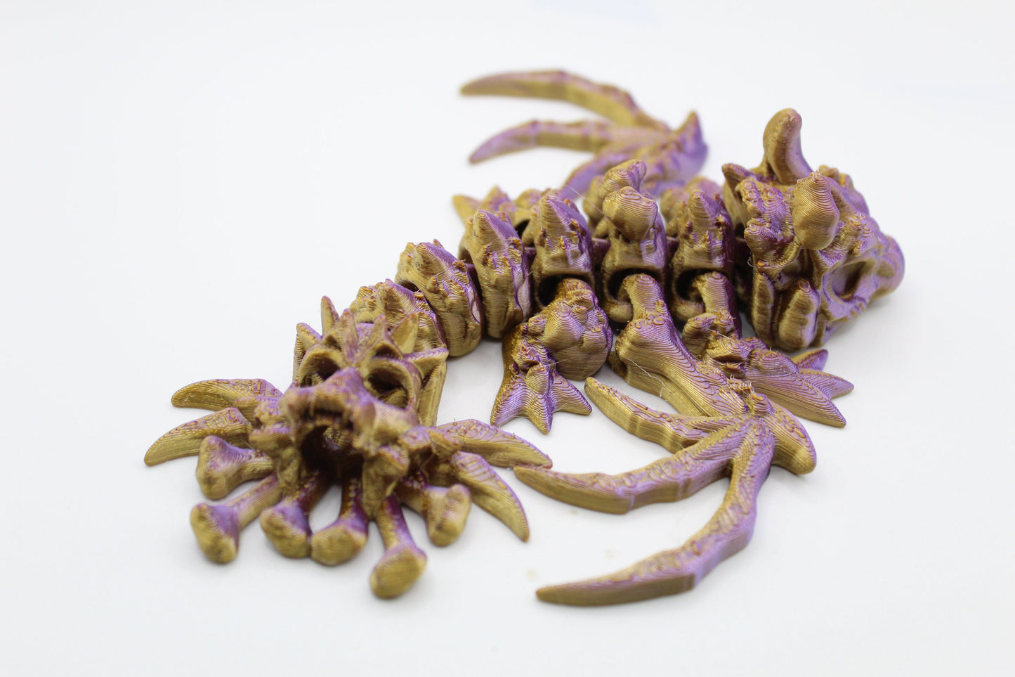3D Printed Articulating Tiny Hollow Dragon