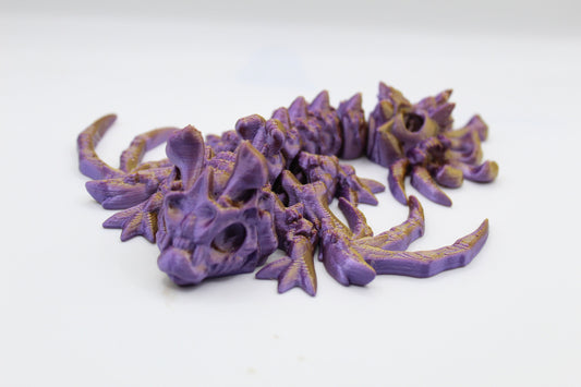 3D Printed Articulating Tiny Hollow Dragon