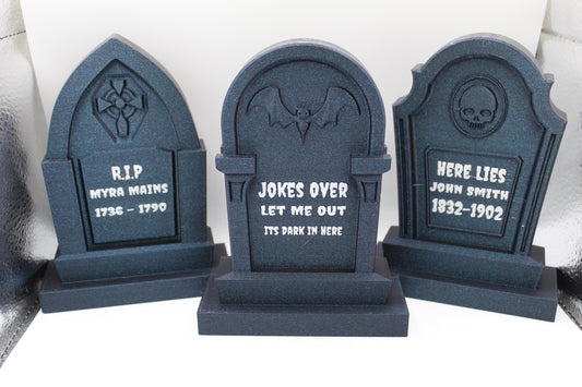 3D Printed Personalized Gravestone decoration