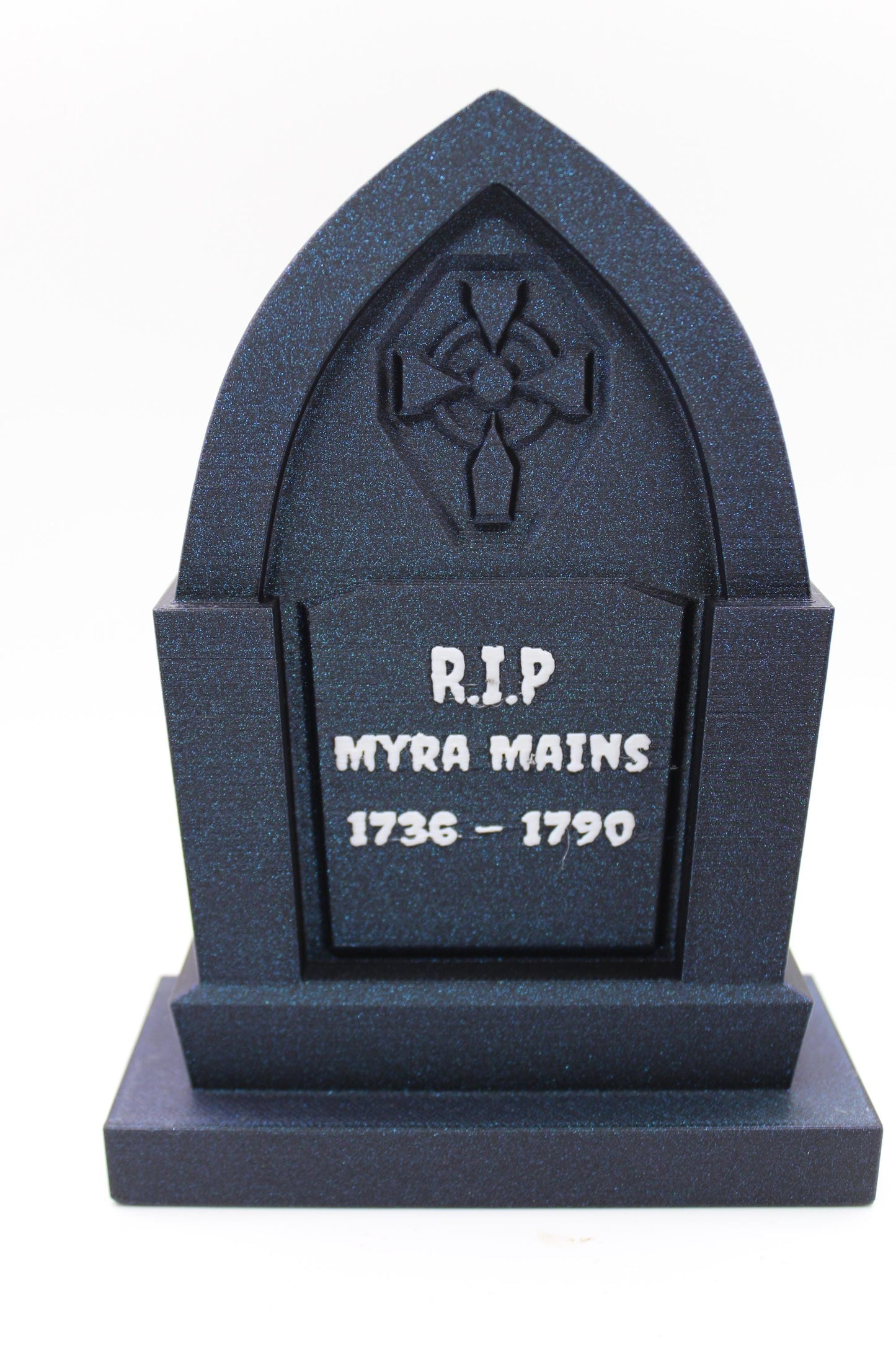 3D Printed Personalized Gravestone decoration