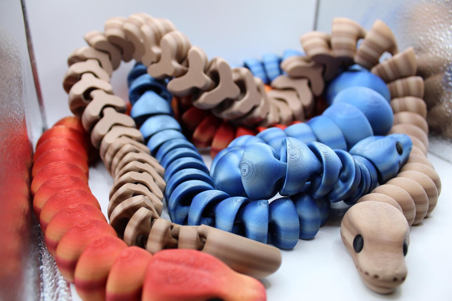 3D Printed Ball Python Snake