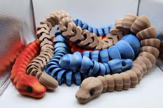 3D Printed Ball Python Snake