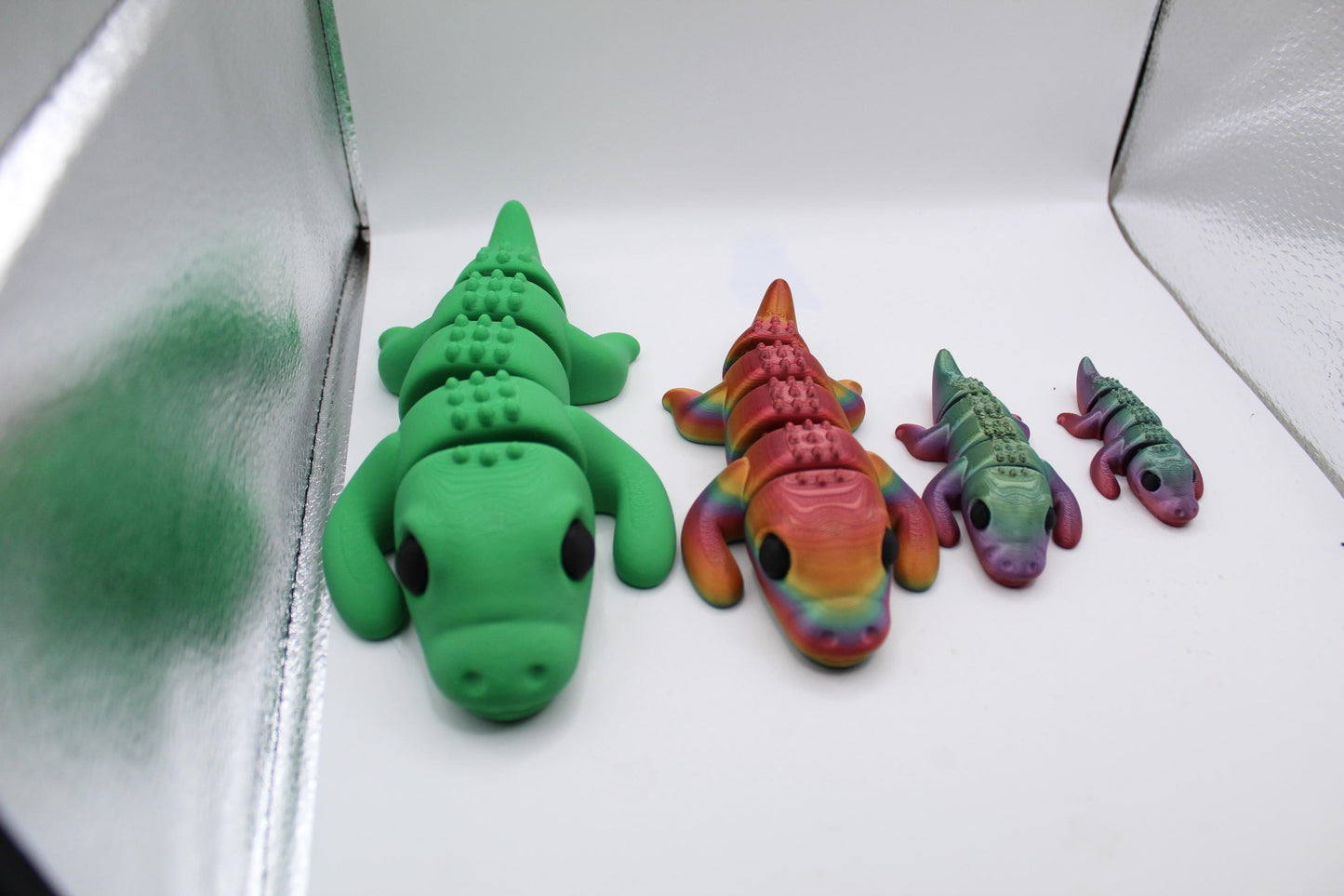3D Printed Articulated Crocodile