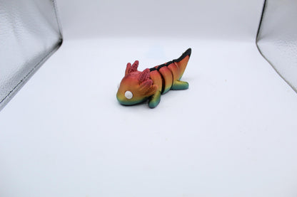 3D Printed Articulated Axolotl