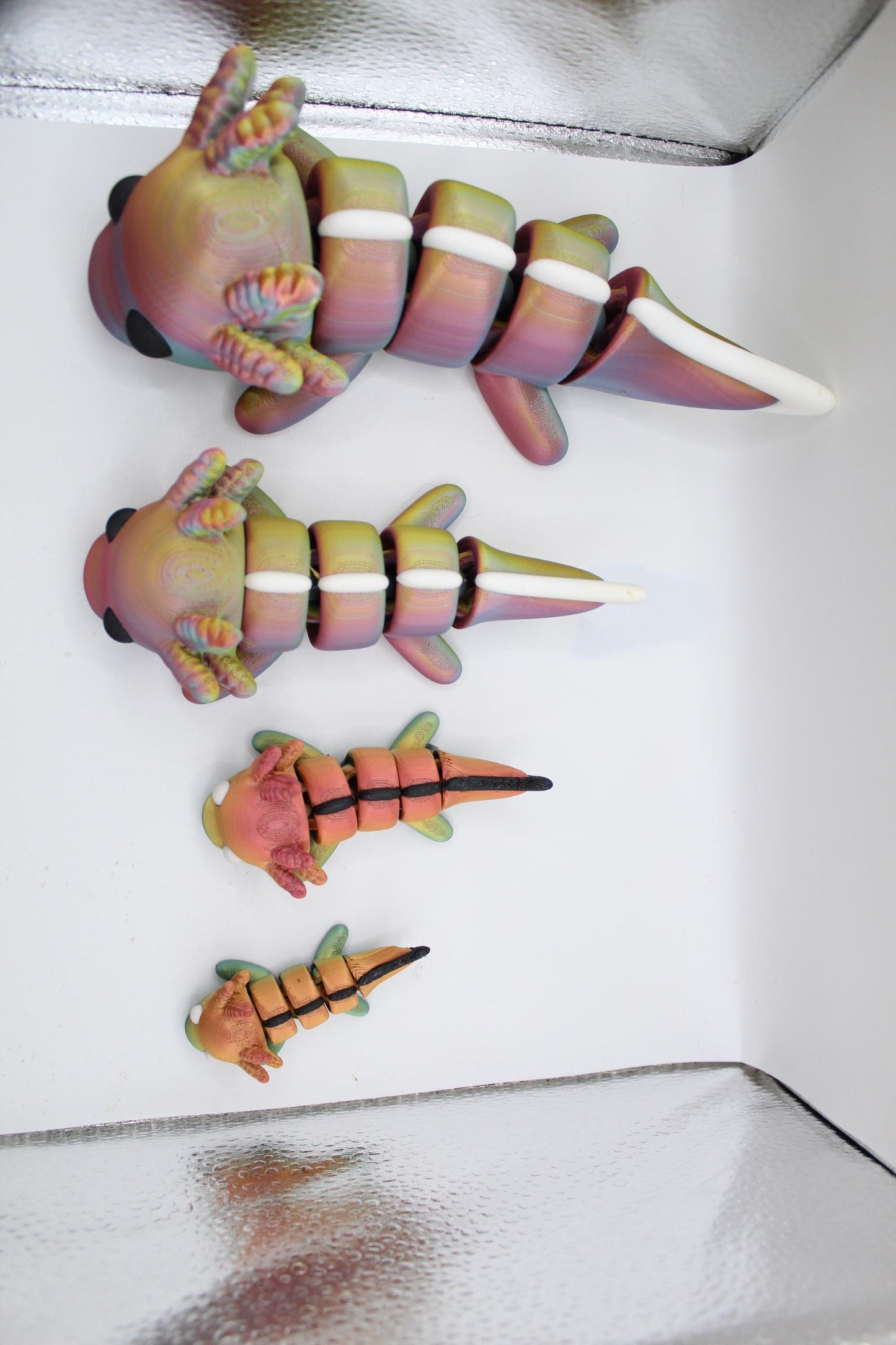 3D Printed Articulated Axolotl