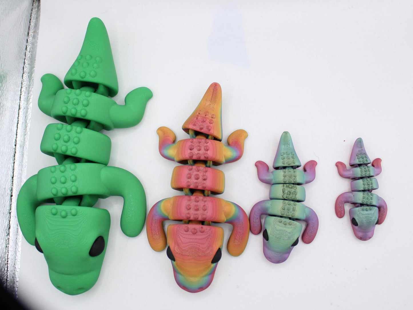 3D Printed Articulated Crocodile