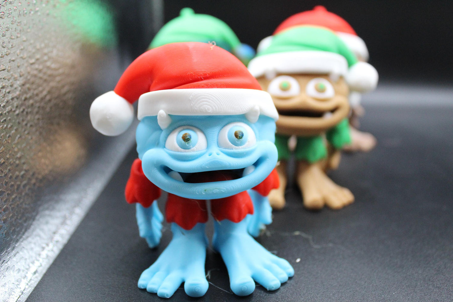 3D Printed Articulating Christmas Baby Yeti