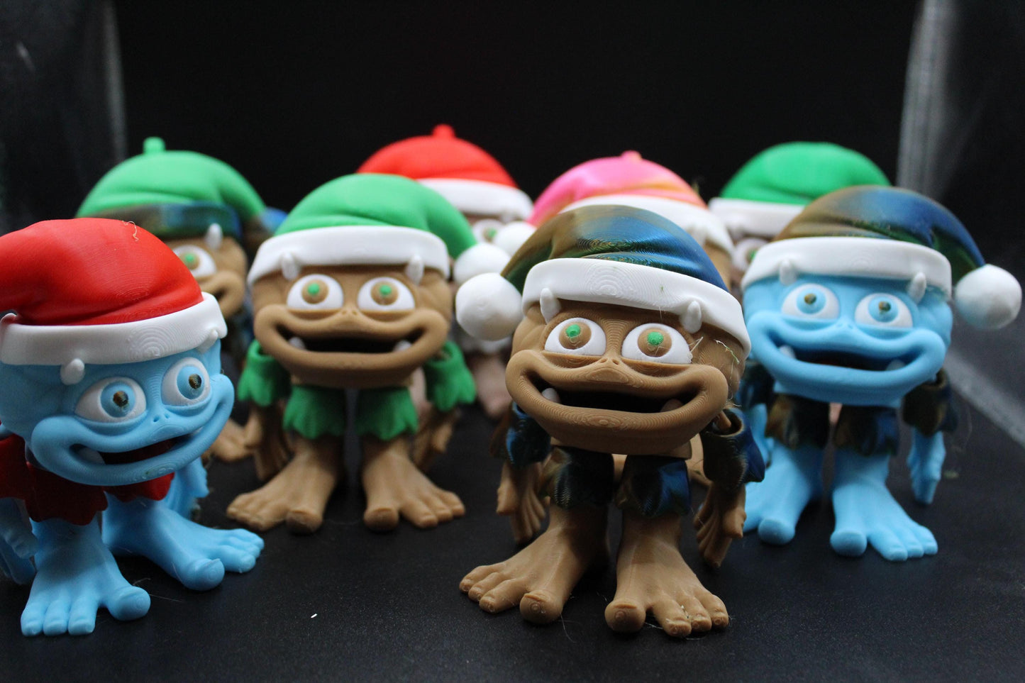 3D Printed Articulating Christmas Baby Yeti