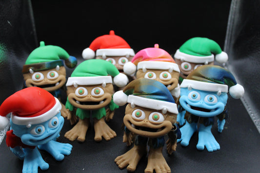 3D Printed Articulating Christmas Baby Yeti